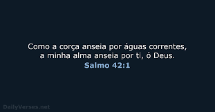 Salmo 42:1 - Versículo da Bíblia (NVI) - DailyVerses.net