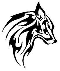 Black And White Wolf Tattoo Wolf Tattoo Version 100 Black And White Tribal Drawings Wolf Tattoo Design Wolf Tattoos