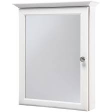 36 x 30 white medicine cabinet with 3 beveled edge mirror doors. Glacier Bay 20 1 4 In W X 25 In H Framed Surface Mount Bathroom Medicine Cabinet In White S1825 Wh The Home Depot