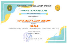 Setelah selesai, anda dapat mencetak desain anda atau menyimpannya untuk saat anda. Contoh Piagam Penghargaan Lomba