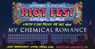 Riot fest early bird presale tickets are on sale now. Riot Fest Announces 2021 Daily Lineup After Shows Nys Music