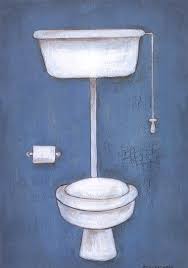 Toilet By Cat Bachman Toilet Art Bathroom Art Toilet