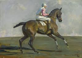 Sir Alfred James Munnings P R A R W S 1878 1959 British Study For Going To The Start Equestrian Art Horse Painting Horse Drawings