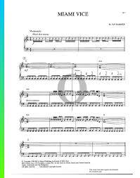 All of the music on this cd has the zest and fun of the first 2 seasons of miami vice, and created the difference between the west coast beach boys' california surfing and jam hammer's east coast cocaine blues. Miami Vice Sheet Music Piano Solo Pdf Download Streaming Oktav