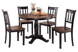 Owingsville Dining Set Black By Ashley Round Dining Room Table Round Dining Room Round Dining Table Sets