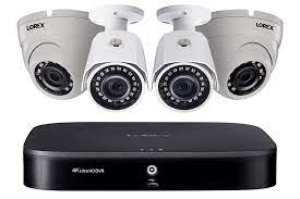 4 Camera Home Security System With Hd 2k Cameras