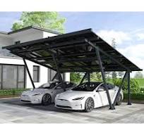 Carport solaire photovoltaïque 8200W 2 places avec structure en aluminium -  X-METAL