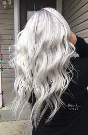 Pin By Kerri Goldman On Hairstyles Hair Styles Icy Blonde Hair Silver Blonde Hair