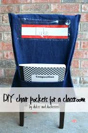 Increase Classroom Organization With These Simple Diy Chair Pockets That Only Require Basic Sewing Skills Chair Pockets School Chair Pockets Diy Classroom