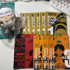 WSJ: ONE PIECE ROAD TO LAUGH TALE BOOKLET VOL 1 - 4 (Vol 4 not in pic) ,  ONE PIECE FILM RED LAW EGGIES BATTLE, Hobbies & Toys, Memorabilia &  Collectibles, Fan Merchandise on Carousell