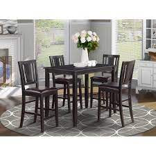 5 out of 5 stars. Black Counter Height 5 Piece Dining Set Finish Option Overstock 10201081