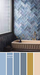 Use these beautiful bath designs and clever color tips to find the bathroom color scheme that fits your style and your home. Blue Grey And Warm Taupe Color Scheme For Bathroom