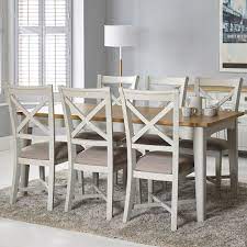 Browse the collection of dining tables and chairs at homebase. Bordeaux Painted Ivory Large Extending Dining Table 6 Chairs Seats 6 8 Costco Uk