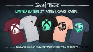 Maybe you would like to learn more about one of these? Sea Of Thieves On Twitter For Any Picaroons Wishing To Parade Their Pirate Pride In Apparel Form Our Merch Outpost Has Launched A Range Of Limited Edition Third Anniversary Threads Set A