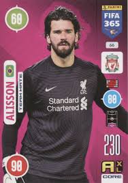 Alisson kept four clean sheets from five games in the month as his side picked up 15 points from a possible 15. 066 Alisson Team Mate Liverpool Fifa 2021 Football Cards Direct