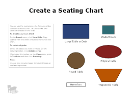 Classroom Or Discussion Group Seating Charts Template For