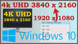 Digital television and digital cinematography commonly use several different 4k resolutions. Force 4k Resolution Windows 10 No 4k 3840 X 2160 Resolution Fix Youtube