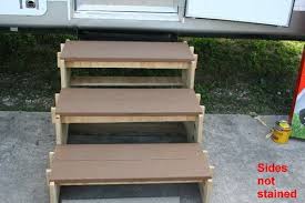 Rugged powder coated galvanized steel construction, perfect for both interior and exterior use. Simple Portable Rv Stairs So Easy A 84 Year Old Man Can Do It