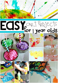 We asked teachers for their favorite art and craft activities for young children, and sure enough, rolling ball paint made its way to the list! 16 Easy Art Projects For Your 1 Year Old