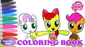My little pony coloring book mlp coloring pages for kids cutie mark crusaders. My Little Pony Cutie Mark Crusaders Coloring Pages Coloring Scootaloo Apple Bloom Sweetie Belle Youtube