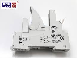 Elektromechanisches kfz relais mit wechslerkontakt 24v dc. 24v Dc Relais Mit Led Fur Hutschienen Montage Spdt Relais