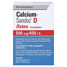 Calcium ist ein natürlich vorkommendes element mit dem elementsymbol ca und der ordnungszahl 20. Calcium Sandoz D Osteo Kautabletten 100 Stuck Online Bestellen Medpex Versandapotheke