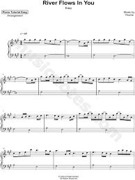 This piece has been transposed from the original key and simplified to be. Piano Tutorial Easy River Flows In You Easy Sheet Music Piano Solo In A Major Download Print Sku Mn0188086