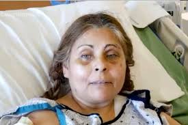 Factory explosion survivor,