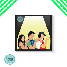 Shahrukh khan, kajol, rani mukherjee others at celebrate 20 years of kuch kuch hota hai. Kuch Kuch Hota Hai Illustration 3 Friendsillustration Kuchkuchhotahai Kkhhposterframe Frame K2h2 Friends Roomdecor Posterframe Frameideas Shoponline