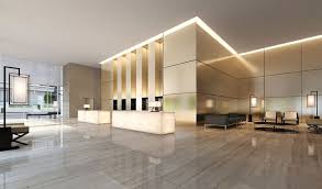 Inside Tel Aviv S Newest Luxury Residences Visualization Lobby Interior Design Lobby Design Hotel Lobby Design