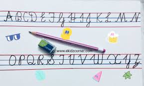 No matter the occasion, appreciation goes a long way. How To Write Cursive Capital Letter Upper Case A To Z Ekidzcorner