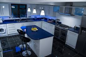 Find the trendy kitchen countertop ideas for 2020 by our trend experts. Available In A Variety Of Colours Quartz Is Viewed As A Stylish Modern Option Blue Kitchen Countertops Kitchen Cabinets Color Combination Blue White Kitchens