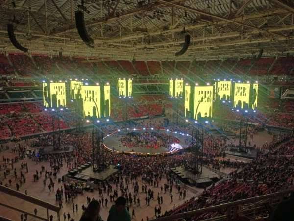 The dome at america's center, section 419UP, home of St. Louis Rams, St. Louis BattleHawks