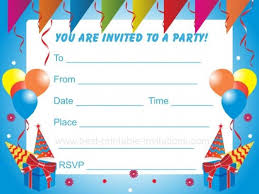 Party like no others with our lovely invitation card design. 68 Report Kid Birthday Party Invitation Template Word Layouts With Kid Birthday Party Invitation Template Word Cards Design Templates