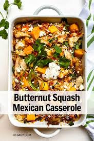 Butternut Squash Mexican Enchilada Casserole Recipe Chicken And Butternut Squash Enchilada Casserole Butternut