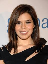 America Ferrera Medium Straight Cut Hair Color And Cut Long Hair Styles Hair Curly Hair Styles
