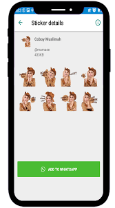 Koleksi stiker islami untuk whatsapp muslimah islamic sticker. Stiker Wa Cewe Hijab Cantik App Ù„Ù€ Android Download 9apps