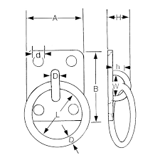 Working with standard lengths of timber, this. Stainless Steel Square Deck Plate With Ring Proboat Proboat