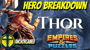 Ragnarok is a 2017 american superhero film based on the marvel comics. Thor Empires And Puzzles Hero Breakdown Youtube