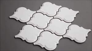 Browse bathroom designs and decorating ideas. Beveled Whisper White Arabesque Mosaic Tile Youtube