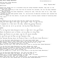 The Clash Should I Stay Or Should I Go Lyrics And Chords Traditional Song Big Rock Candy Mountain With Chords Tabs And Lyrics Traditional Song Rock Candy Mountain Ukulele Songs