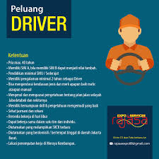 Lowongan kerja lampung customer service master teknologi. Lowongan Kerja Driver 2020 Like And Share