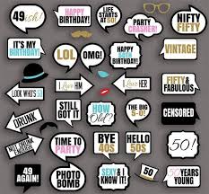 50th Birthday Photo Booth Props Free Printable 35 50th Birthday Photo Booth Printable Props Fiftieth Party Black White Fifty Years Old Photobooth Props For Birthday Party 50 Years Birthday Photo Booths 50th Birthday Party Ideas For Men Birthday Photos