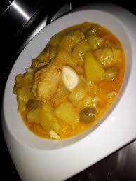 Ragout De Pomme De Terre Au Poulet Et Olives Sauce Curry Recette Ragout Recette De Ragout Poulet