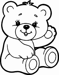 Christmas Bear Coloring Pages Beautiful Coloring Pages Teddy Bear Coloring Pages For Kids She In 2020 Teddy Bear Coloring Pages Bear Coloring Pages Cute Coloring Pages