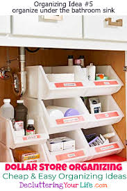 Try a few of these ideas to help you cut the bathroom clutter. Dollar Store Organizing 27 Genius Bathroom Organization Ideas On A Budget
