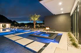 Backyard pool #backyardpool #swimmingpool #pool #jacuzzi. Perimeter Overflow Spa Gallery Premier Paradise Inc