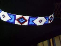 Billy Jack Hat Band Replica Of Original Billy Jack Beaded Hatband Beaded Hat Bands Beaded Hatband Beaded Hat Bands Native Americans