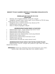 General cleaning service di lokasi surabaya dan luar kota. Doc Tugas Tanggung Jawab Cleaning Service
