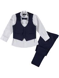 C1909 3 Prl Civil Class Erkek Cocuk Takim Elbise 10 13 Yas Lacivert
